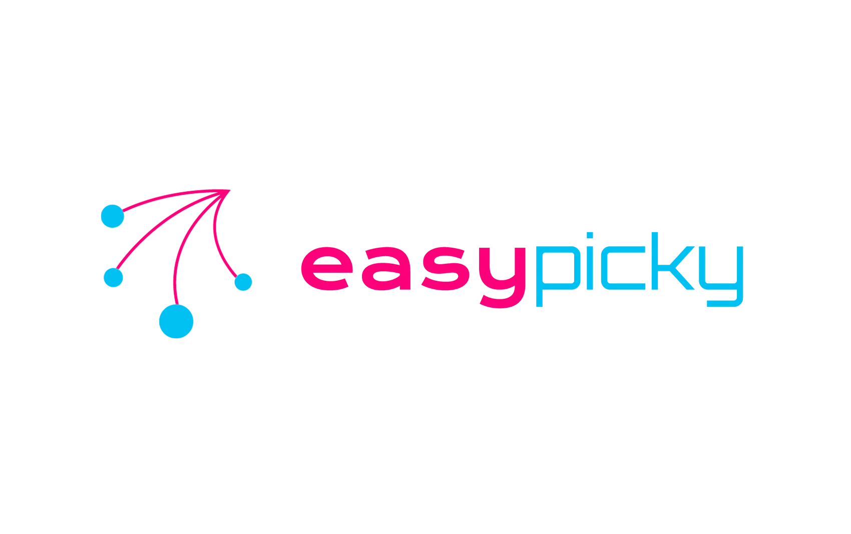 Le logo rose et bleu d'EasyPicky