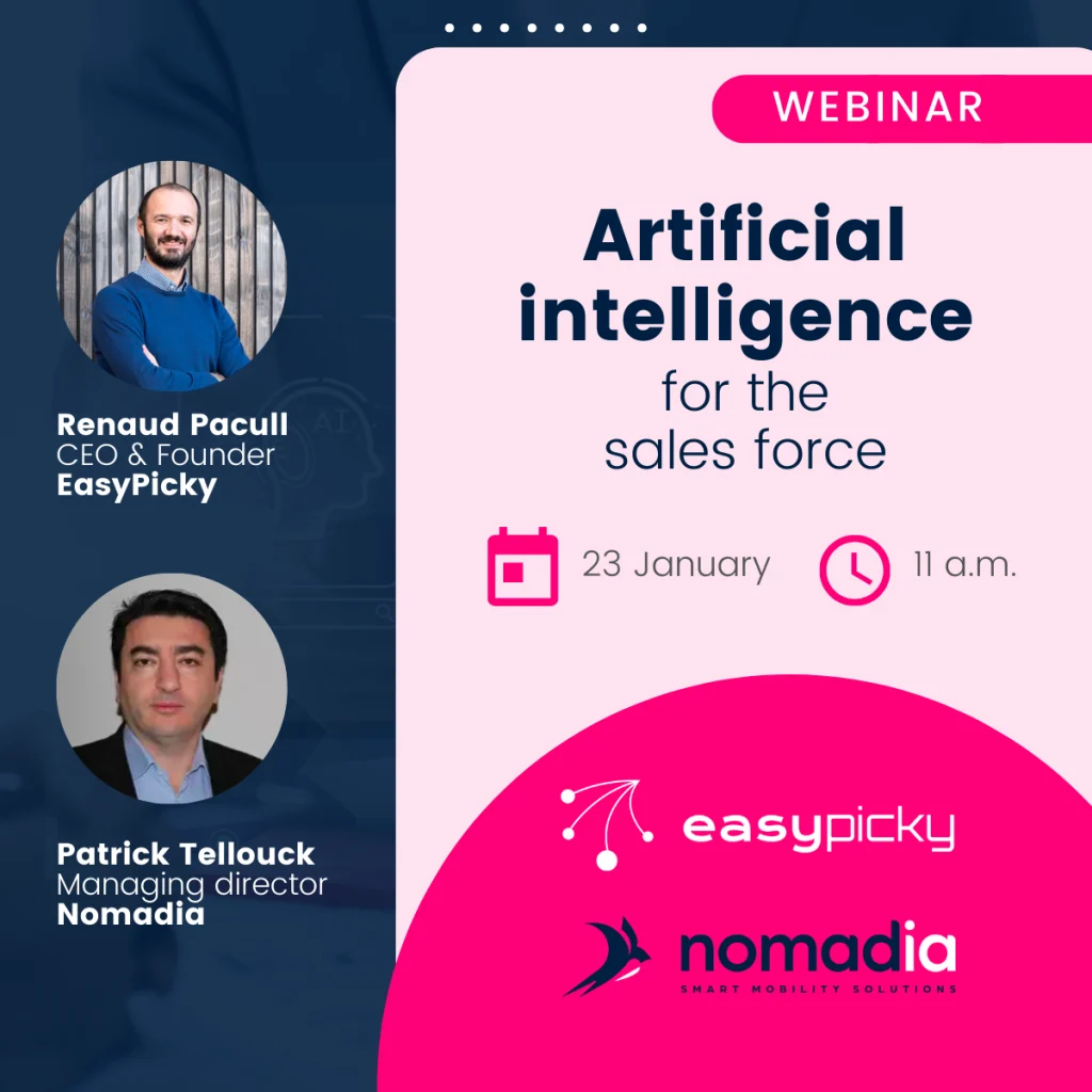 Discover our webinar on Artificial Intelligence for the sales force