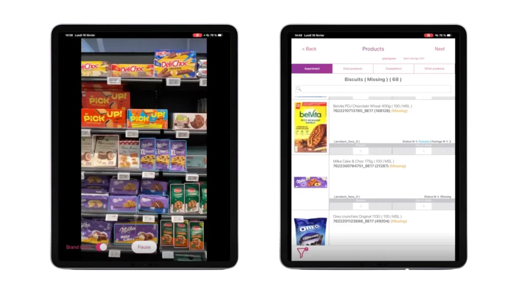 Mondelez Benelux EasyPicky App image Recognition
