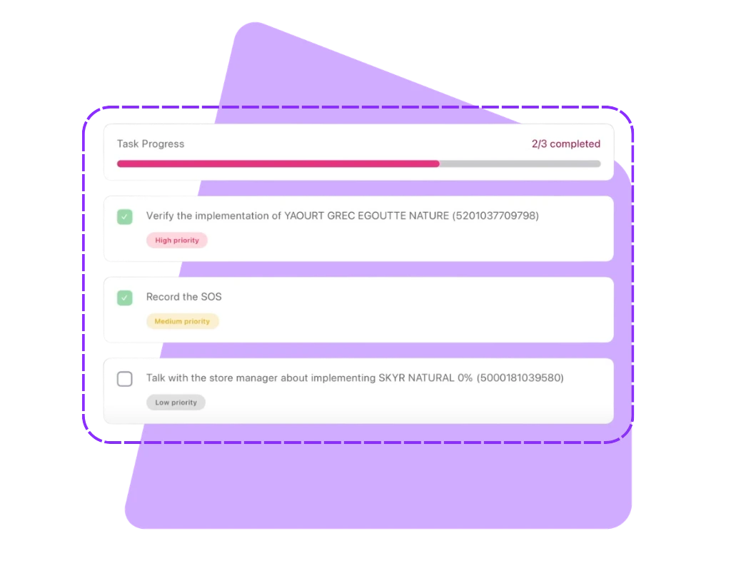 Tasks In Store